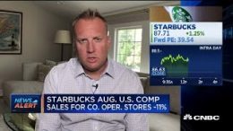 Starbucks-August-U.S.-comp-sales-for-company-operated-stores-at-11